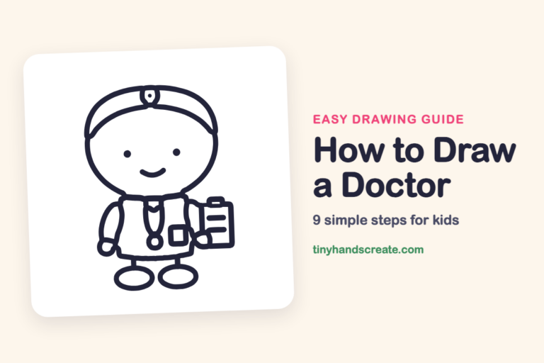 How to Draw a Doctor: easy drawing guide for kids