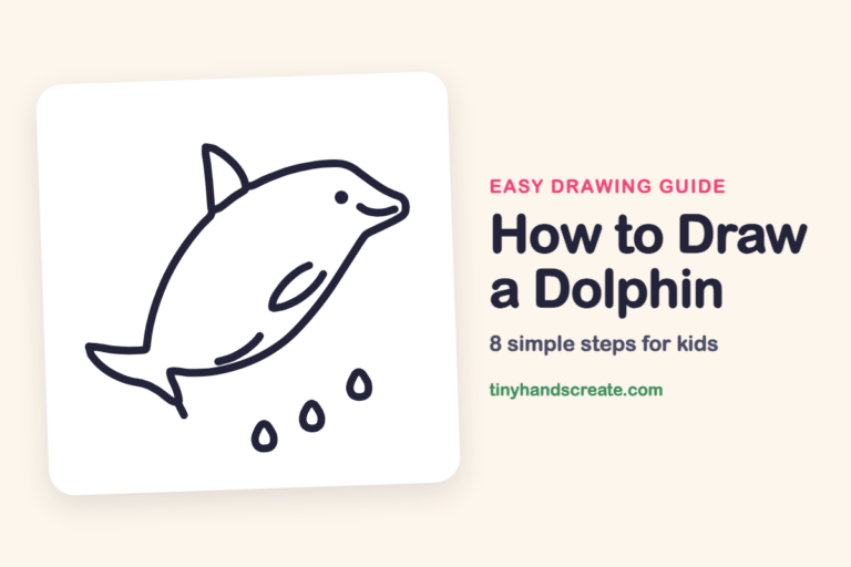 How to Draw a Dolphin step by step