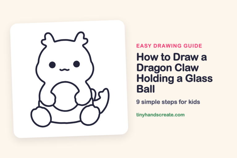 How to Draw a Dragon Claw Holding a Glass Ball step by step