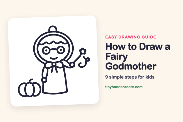 How to Draw a Fairy Godmother step by step
