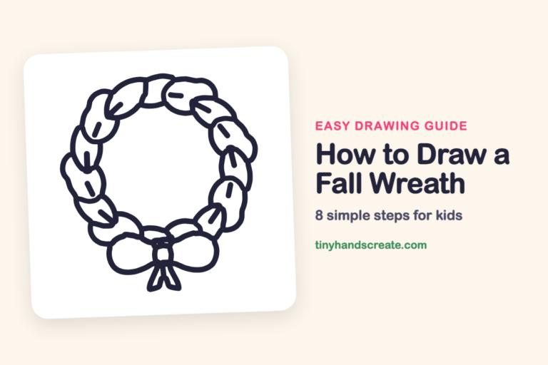 How to Draw a Fall Wreath
