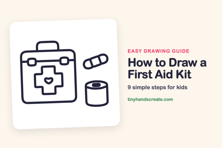 How to Draw a First Aid Kit step by step