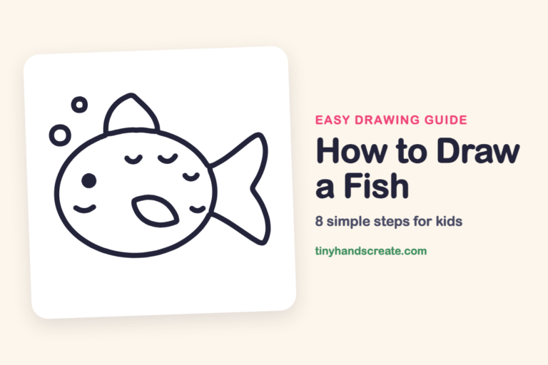 How to Draw a Fish: easy drawing guide for kids