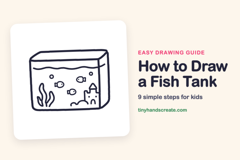 How to Draw a Fish Tank: easy drawing guide for kids