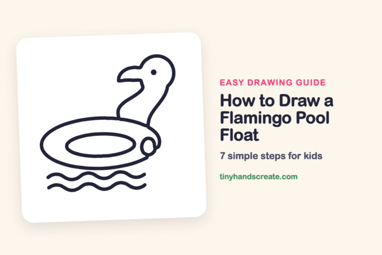 How to Draw a Flamingo Pool Float