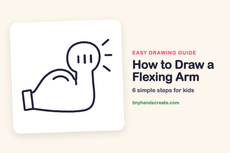 How to Draw a Flexing Arm step by step