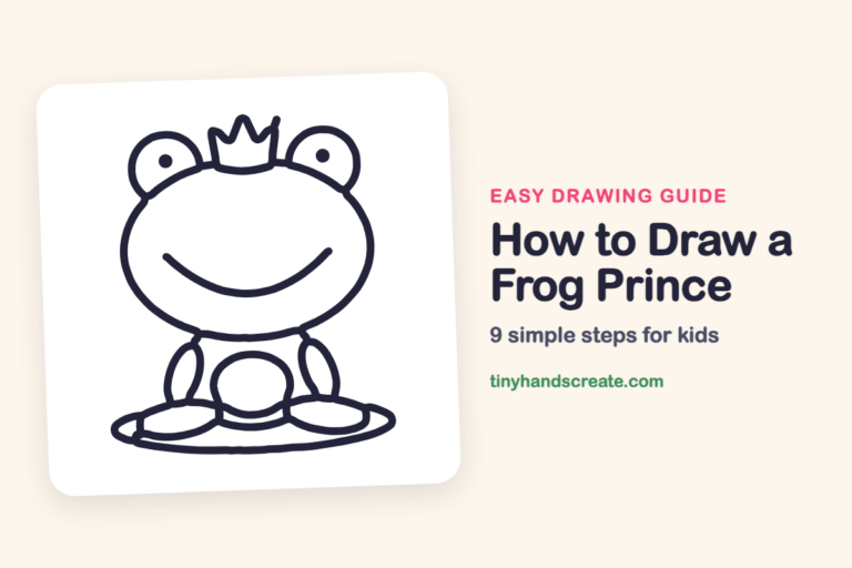 How to Draw a Frog Prince step by step