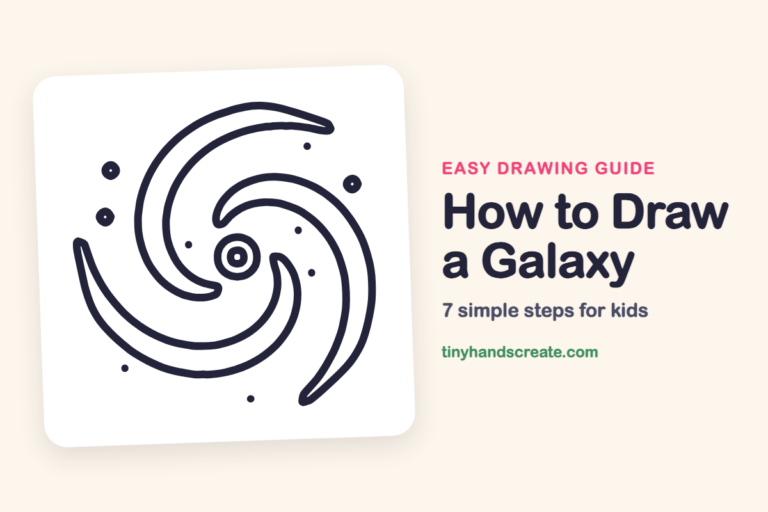 How to Draw a Galaxy: easy drawing guide for kids