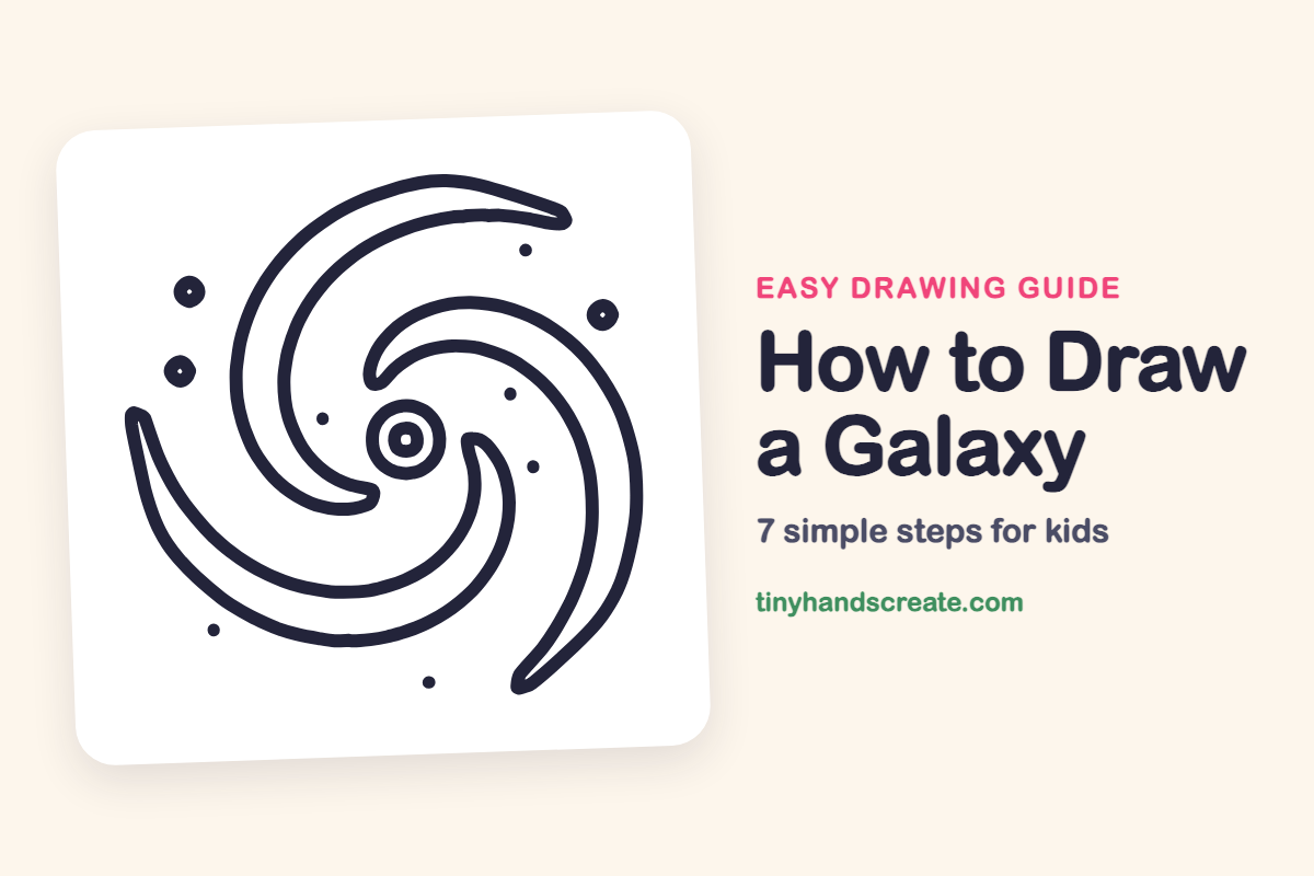 How to Draw a Galaxy: easy drawing guide for kids