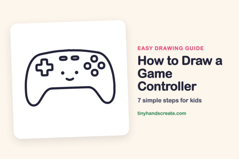 How to Draw a Game Controller step by step