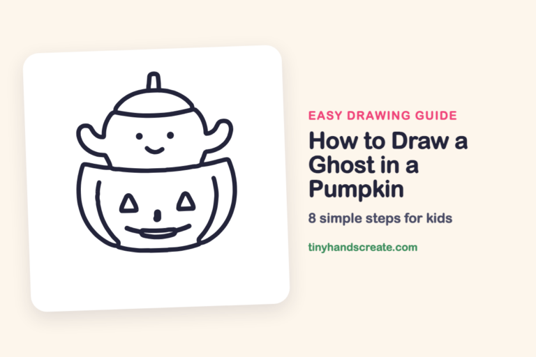 How to Draw a Ghost in a Pumpkin