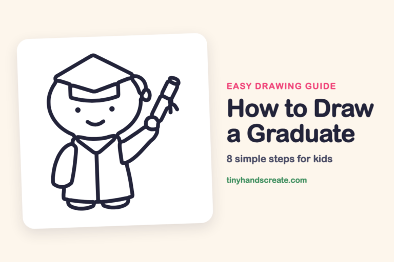 How to Draw a Graduate: easy drawing guide for kids