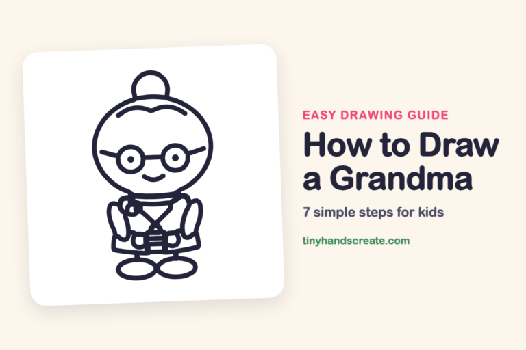 How to Draw a Grandma: easy drawing guide for kids