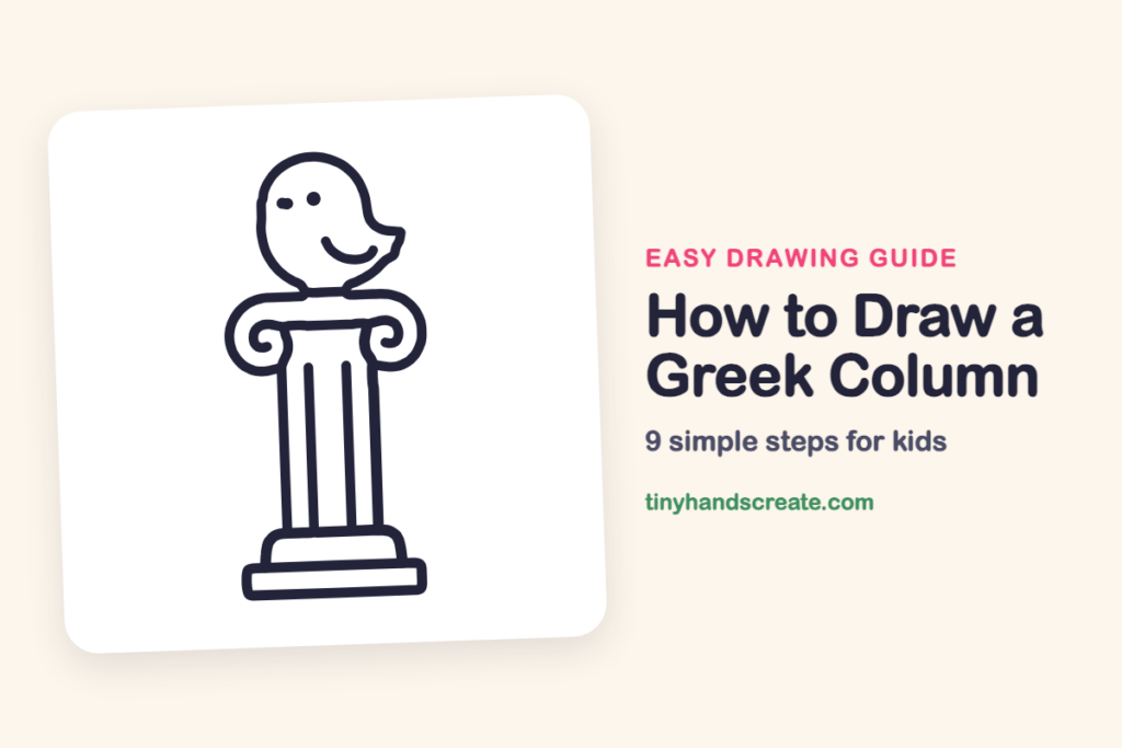 How to Draw a Greek Column: Easy Step by Step for Kids