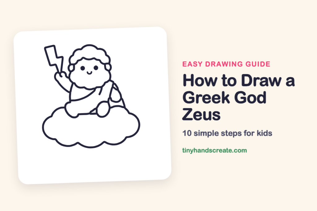 How to Draw a Greek God Zeus: Easy Step by Step for Kids