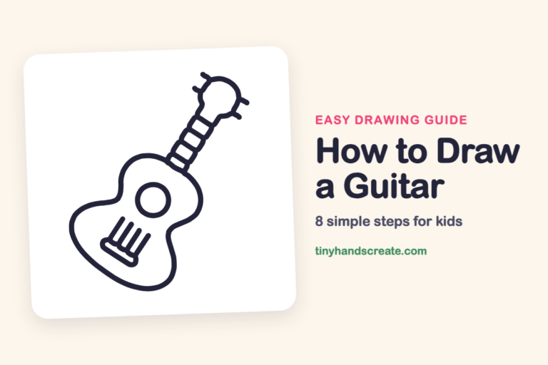How to Draw a Guitar step by step
