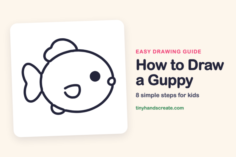 How to Draw a Guppy step by step