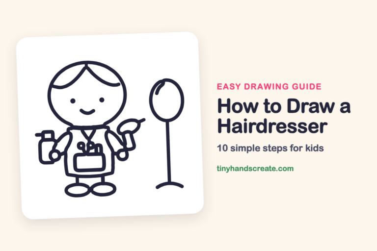 How to Draw a Hairdresser step by step