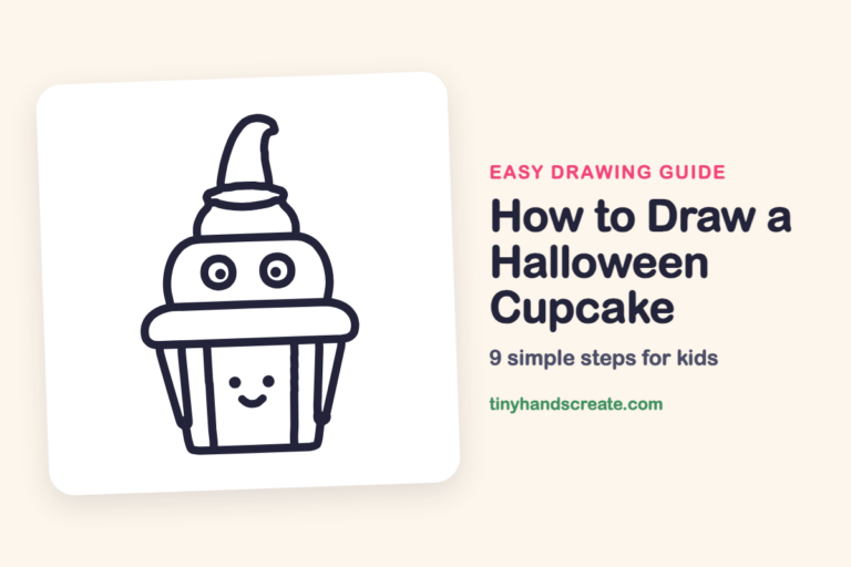How to Draw a Halloween Cupcake