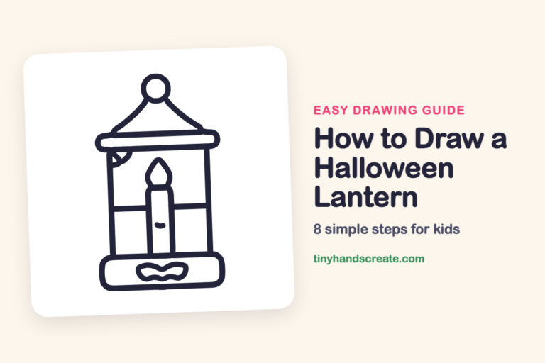 How to Draw a Halloween Lantern step by step