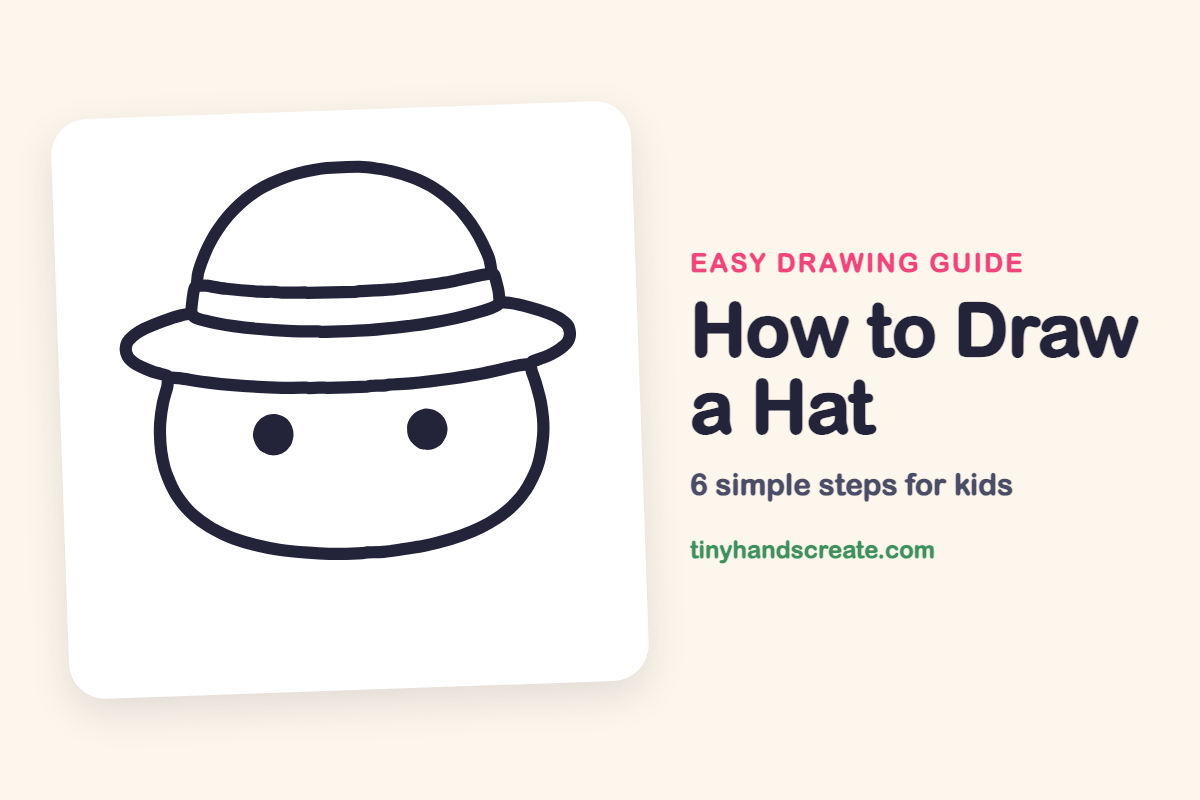 How to Draw a Hat: easy drawing guide for kids