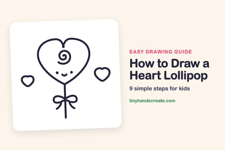 How to Draw a Heart Lollipop