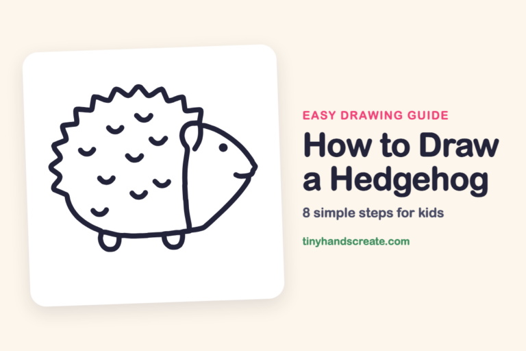How to Draw a Hedgehog step by step