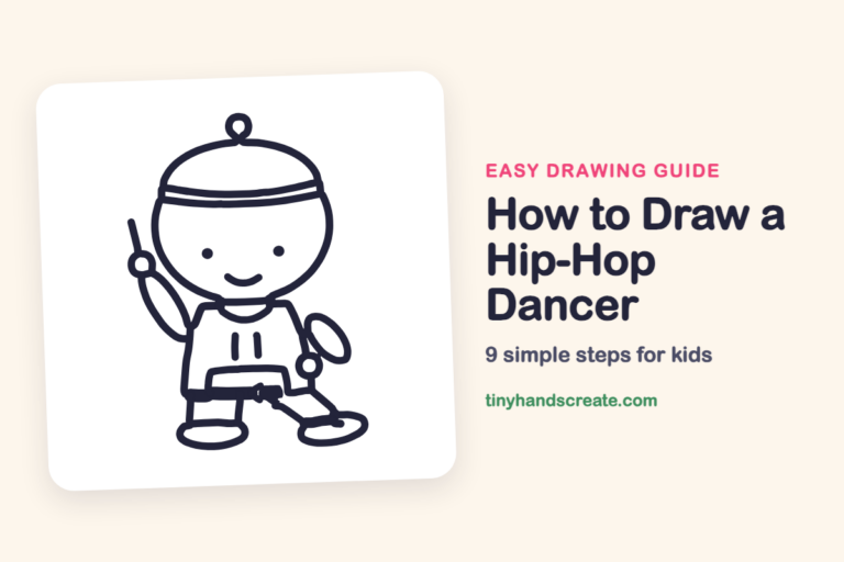 How to Draw a Hip-Hop Dancer: easy drawing guide for kids