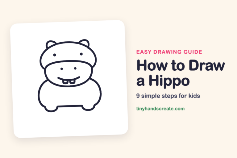 How to Draw a Hippo step by step