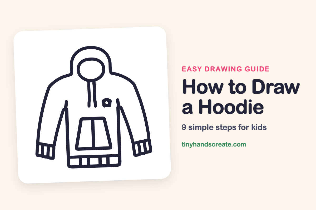 How to Draw a Hoodie: easy drawing guide for kids