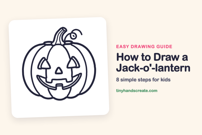 How to Draw a Jack-o'-Lantern step by step