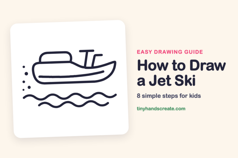 How to Draw a Jet Ski: easy drawing guide for kids