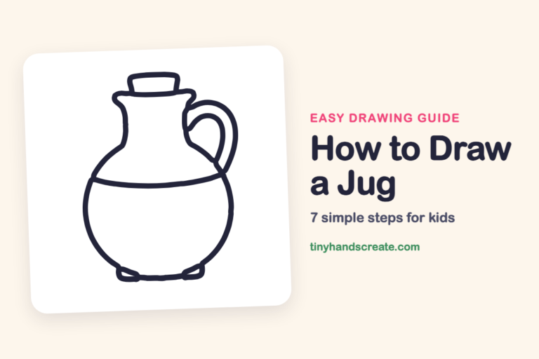 How to Draw a Jug: easy drawing guide for kids