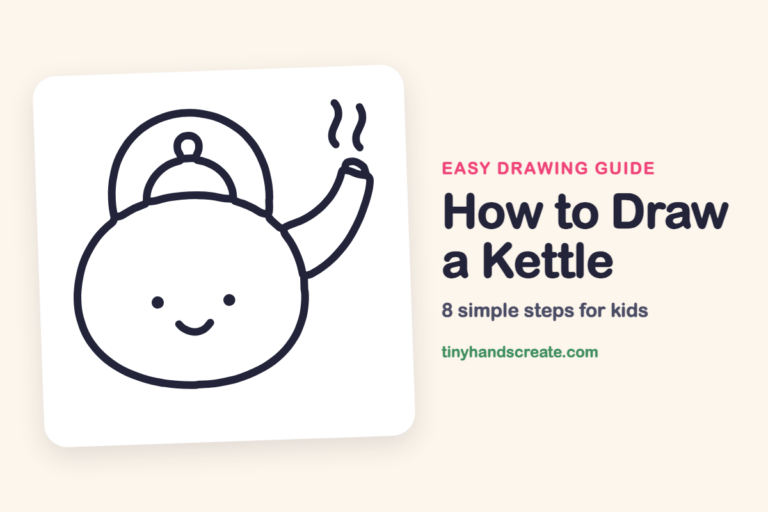 How to Draw a Kettle step by step