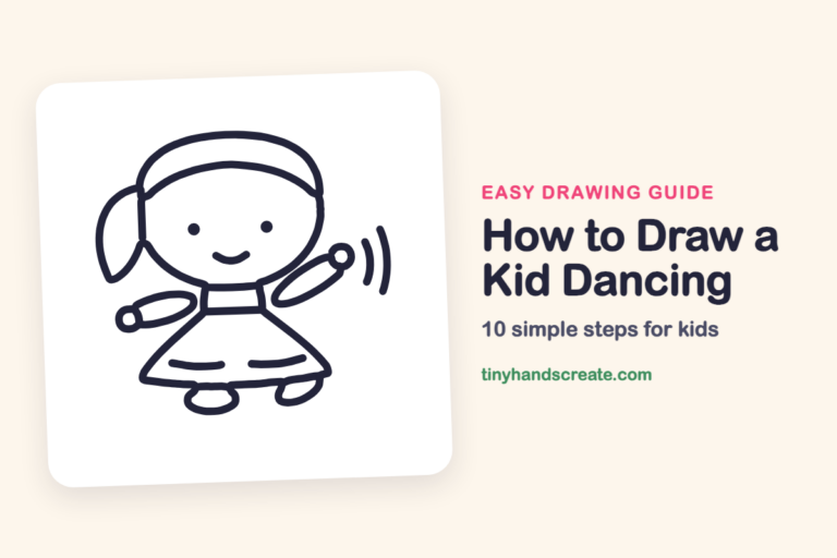 How to Draw a Kid Dancing: easy drawing guide for kids