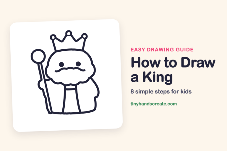How to Draw a King: easy drawing guide for kids