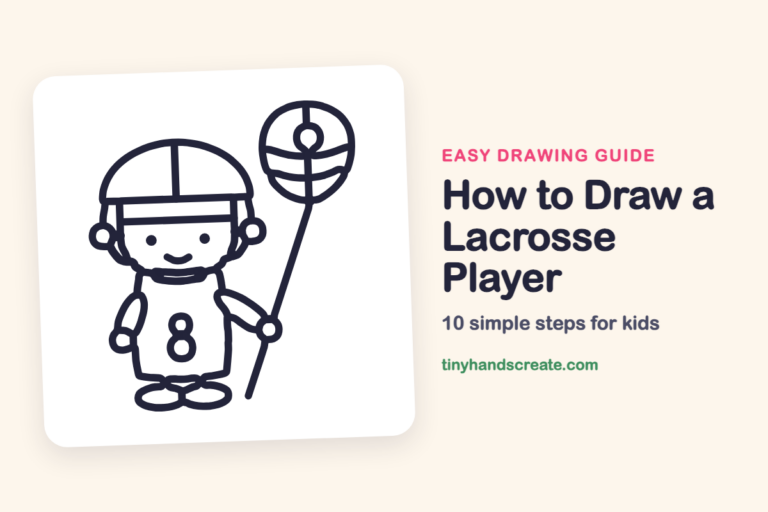 How to Draw a Lacrosse Player: easy drawing guide for kids