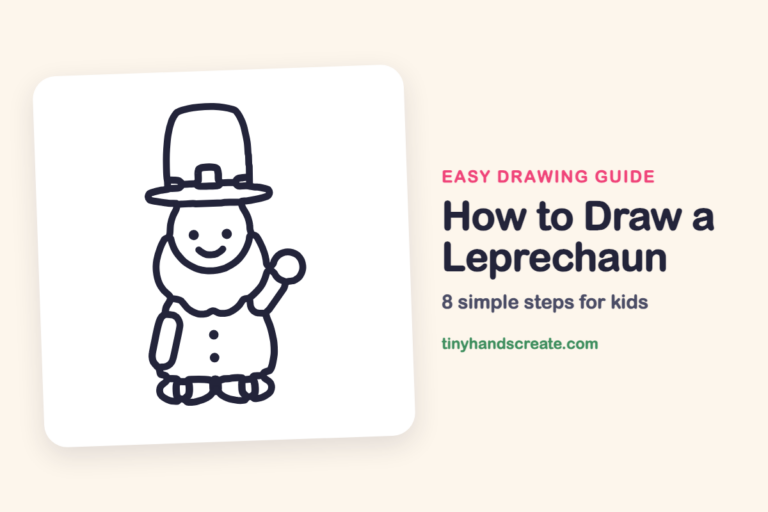 How to Draw a Leprechaun: easy drawing guide for kids