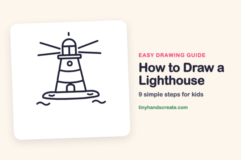 How to Draw a Lighthouse step by step