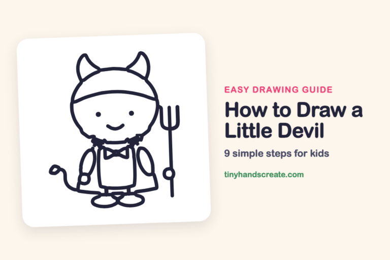 How to Draw a Little Devil step by step