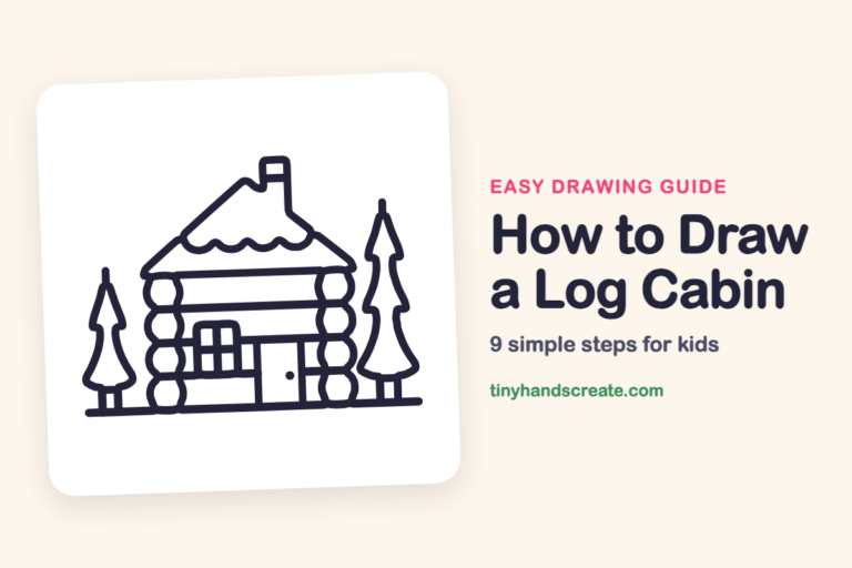 How to Draw a Log Cabin