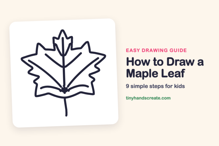 How to Draw a Maple Leaf step by step