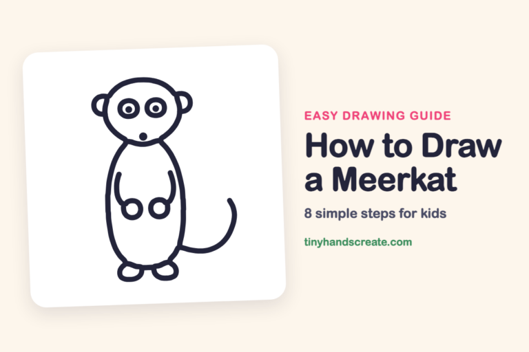 How to Draw a Meerkat: easy drawing guide for kids