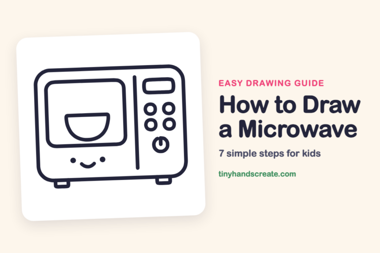 How to Draw a Microwave step by step
