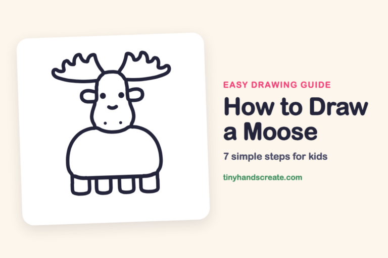 How to Draw a Moose step by step