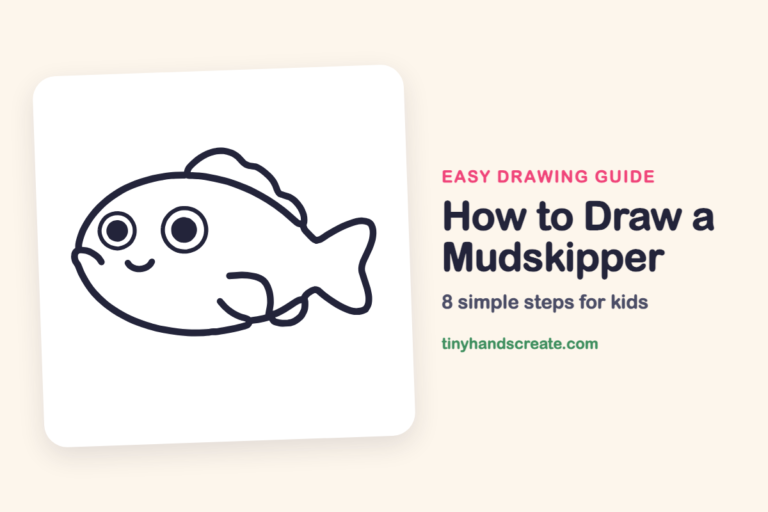 How to Draw a Mudskipper: easy drawing guide for kids