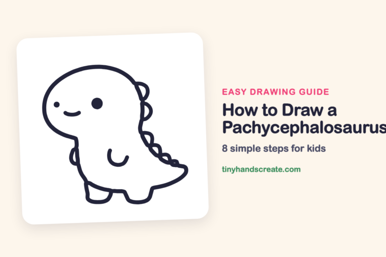 How to Draw a Pachycephalosaurus step by step