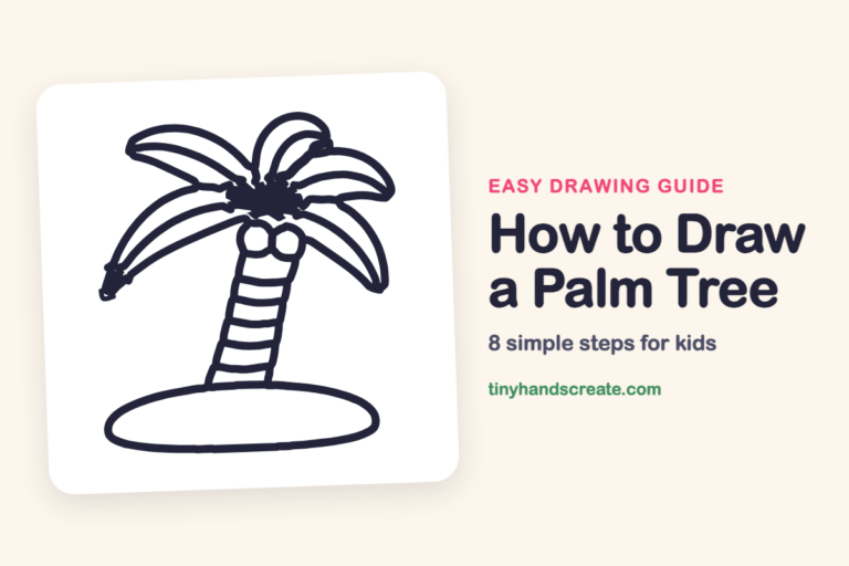 How to Draw a Palm Tree step by step