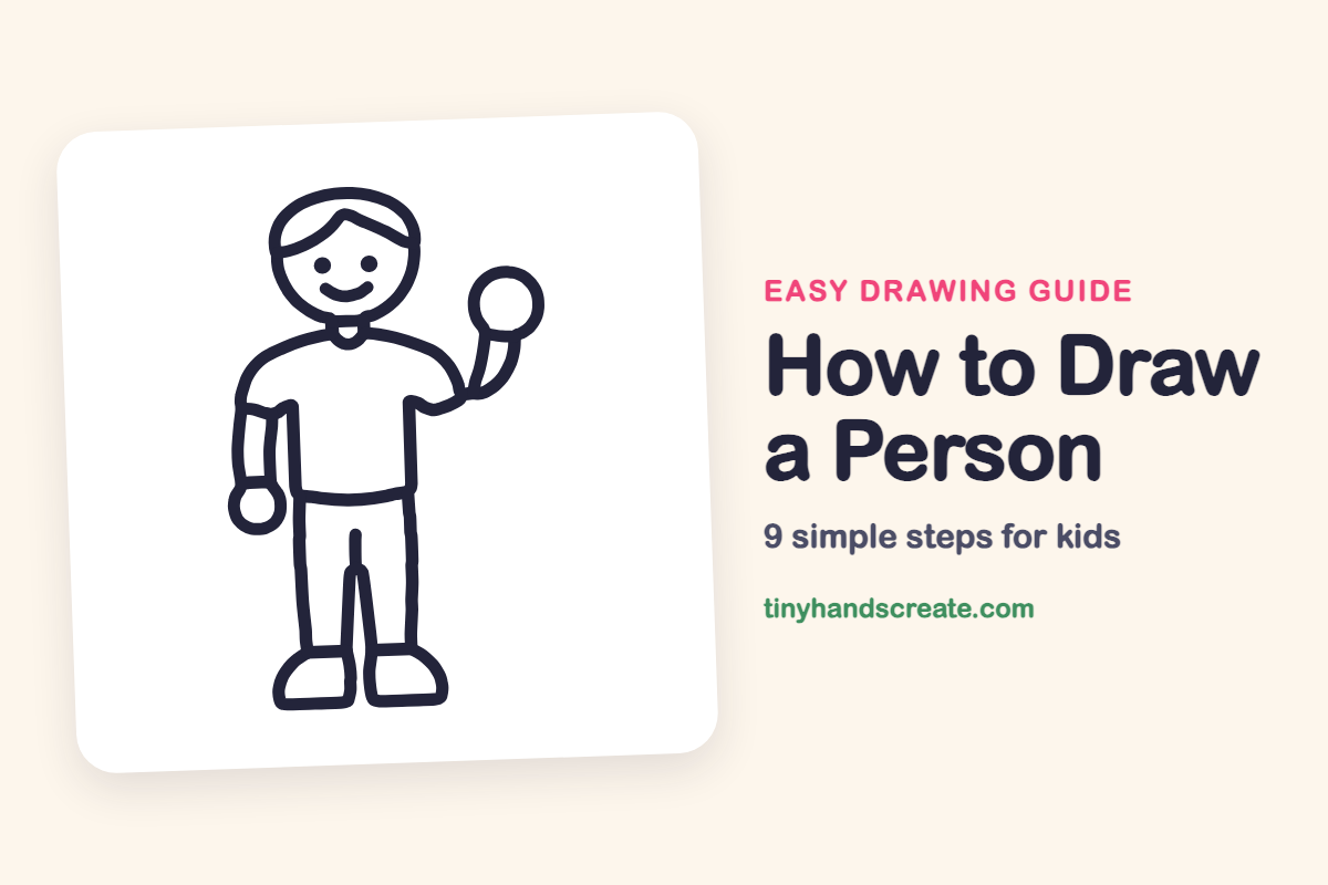 How to Draw a Person: easy drawing guide for kids