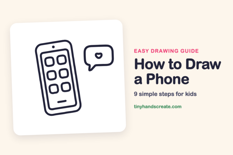 How to Draw a Phone step by step